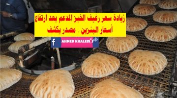 العيش هيرفع ولا لا”.. وزارة التموين تحسم الجدل حول ارتفاع سعر الخبز بعد ارتفاع أسعار البنزين في مصر